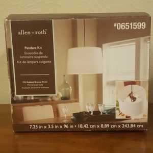 Beautiful oil brushed bronze  pendent lamp kit